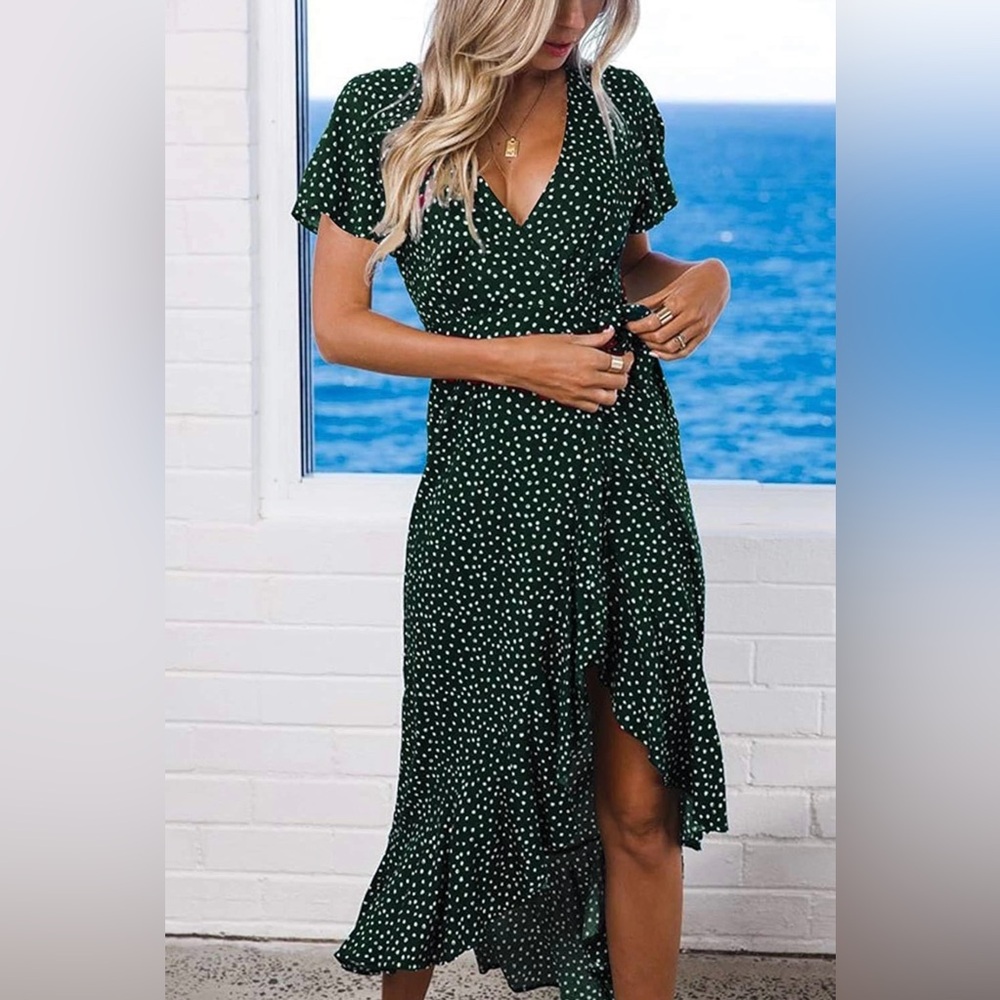 Bohemian Wrap Dress